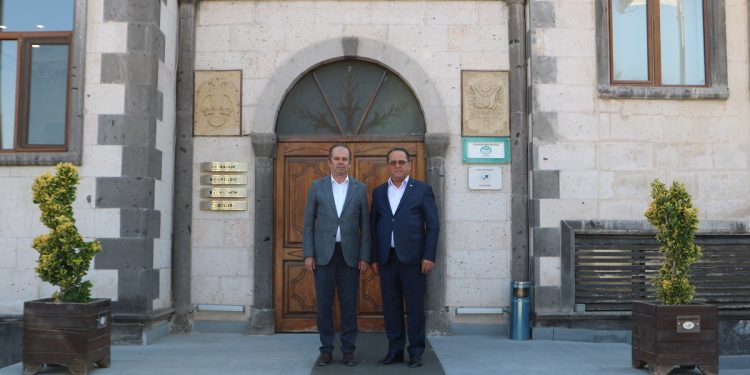 Mustafapaşa Belediye Başkanı Mustafa ÖZER’den Başkan ÇAMCI’ya Ziyaret