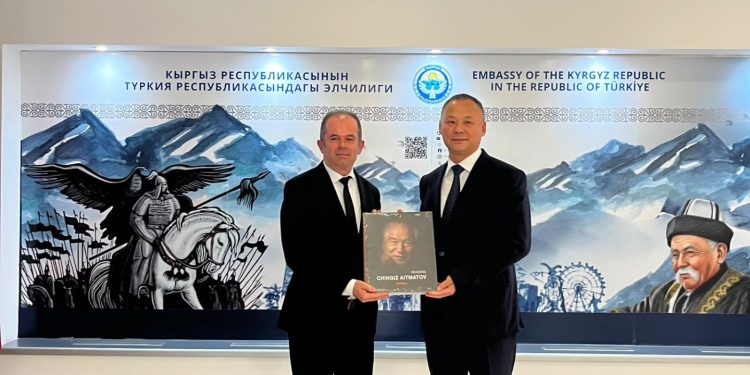 BAŞKAN ÇAMCI’DAN KIRGIZİSTAN BÜYÜKELÇİSİ KAZAKBAEV’E ZİYARET