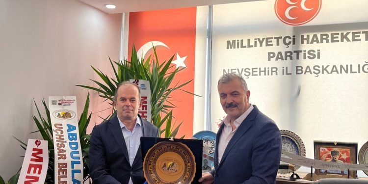 BAŞKAN ÇAMCI’DAN MHP YÖNETİMİNE HAYIRLI OLSUN ZİYARETİ