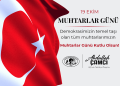 Başkan ÇAMCI’ dan 19 Ekim Muhtarlar Günü Mesajı